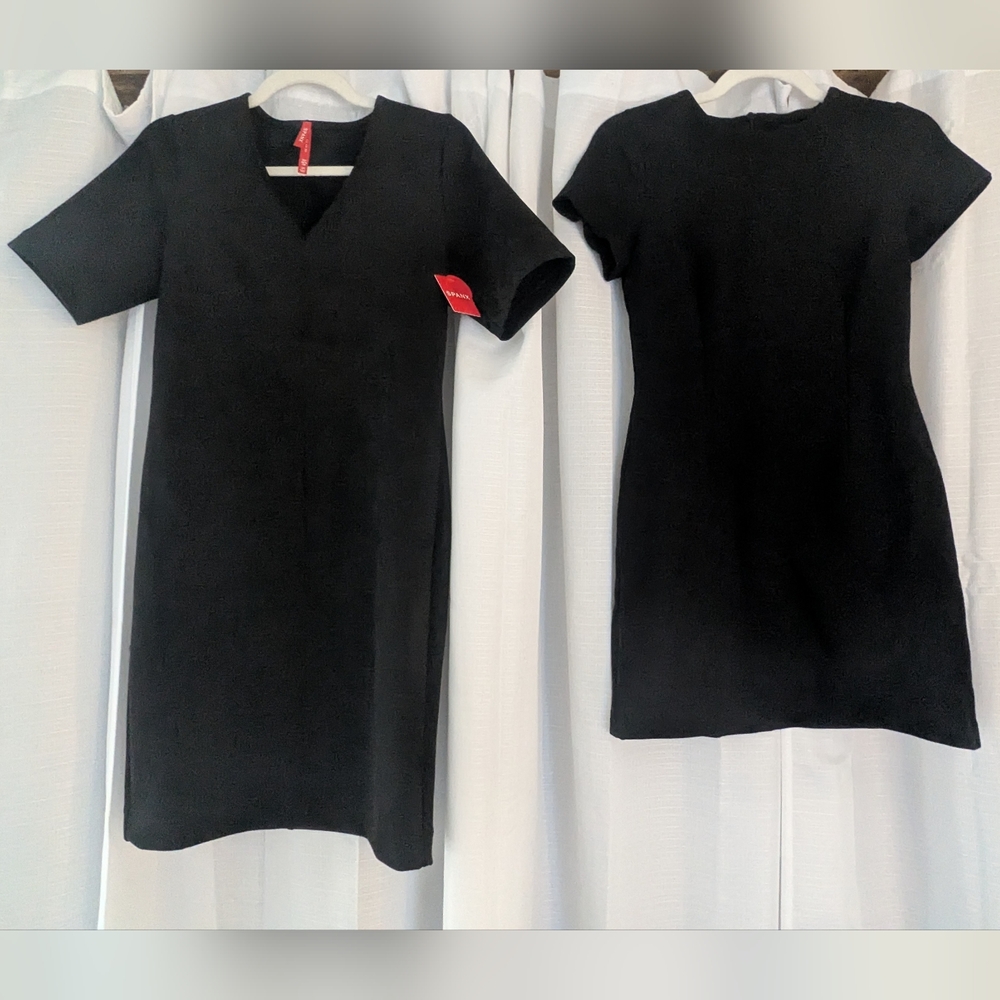Spanx XS black dress bundle Suede & Ponte